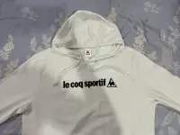 在飛比找Yahoo!奇摩拍賣優惠-Le Coq Sportif 白色 長袖帽T