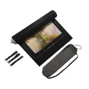 Jigsaw Puzzle Roll Up Mat Puzzle Storage Mat with Magic Strap Inflatable Stick Storage Bag