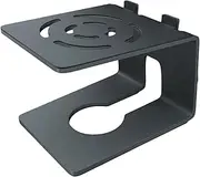 Desktop Speaker Stand Reliable Support Hollow Design Stable Desktop Studio Monitor Stand Non Slip for Studios Living Room, Black, 16x14x13cm