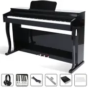 Maestro MDP600PB 88-Key Weighted Hammer Action Digital Piano w/ Sliding Lid & Bluetooth (Polished Black) - Bench Sold Separately