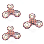 kids gadget Fidget Spinner toy Stress Reliever with Basketball Print pack of 3