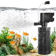Aquarium Internal Filter for 10-50 Gallon Tanks, 13W Power Biochemical Sponge...