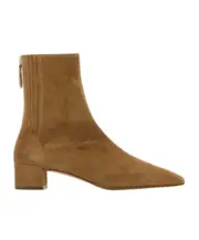 Aquazzura Honore Pointed Toe Boots 36,37,38.5,38,39,40,41 Brown
