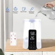 UV Smart Ultrasonic Humidifier for BIG Room 6L Top Fill Cool Mist Aroma Diffuser