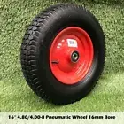 16" 4.8/4.00-8 Wheelbarrow Cart Trolley Barrow Wheel wheels Tyres 16MM Bore