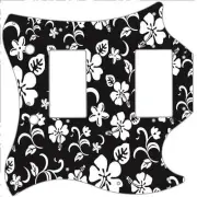 SG Standard Pickguard Gibson Graphical Guitar Scratch Plate Hawaiian Black