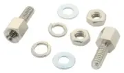 SCREWLOCK, 8MM, M3, D Sub Screwlocks & Slidelocks, Qty.10 DJF-8-3-3-K