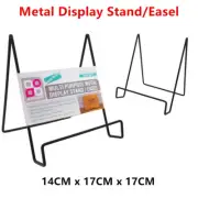 Metal Display Stand Easel Rack Paper Document Photo Picture Plate Holder Office