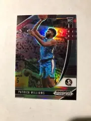 2020-21 Panini Prizm Draft Picks PATRICK WILLIAMS Silver Prizm Card
