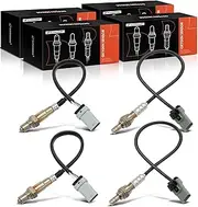 A-Premium O2 Oxygen Sensor Compatible with Chevrolet Camaro 2018 2019 2020 2021 3.6L, Downstream and Upstream, 4-PC Set