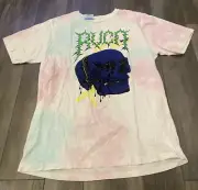 RVCA Tye Die Skull T-Shirt. Mens Tshirt Size Large New With Tags.
