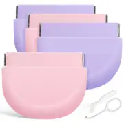 4 Pcs Holder Box Retainer Storage Container Cleaning Case Travel