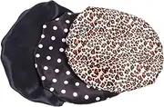 VINTORKY 3pcs Silk Boys and Girls Night Sleep Hat Bath Cap Shower Cap for Practical Children