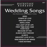 Karaoke Backstage CD+G Wedding Songs #5017 Always And forever,Endless Love,Hero+