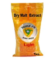 1KG Light Dry Malt Extract Home Brew Sugar Larger Ale Beer DME LDME Barley Malt
