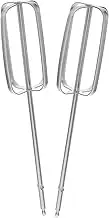 UTHCLO 2 Pcs Stainless Mixer Attachments Fit Beaters for Egg Whisking Dough Mixing Compatible with Various Electric Drills for Versatile Baking Tasks