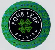 Four Leaf Brewing Beer Coaster Clare MI
