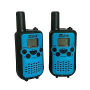 miLink Two Way Radio PTT Walkie-Talkies w 22 Channels w Up to 16m Range GMRS FRS