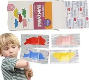 Bandages for Kids - Kids Bandages Wound Strips - Adhesive Bandage Stickers, Cartoon Animal Colorful Bandages, 30 for Boys Girls Minor Cuts & Scrapes
