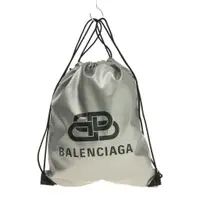 在飛比找蝦皮購物優惠-Balenciaga 巴黎世家 後背包銀色 日本直送 二手