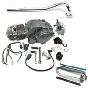 150CC Motor Engine 4 UP Manual Clutch + Exhaust Muffler Dirt Bike CT70 C90 CT110