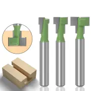 "6mm 1/4"" Shank T-Track Slotting & T-Slot Keyhole Cutter Router Bit Steel Handle 5/16"" 3/8'' & 1/2'' Length Cutter For Wo"