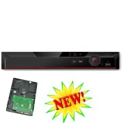 4 Channel Penta-brid 5MP 1U Digital Video Recorder DVR + 2 TB SATA Hard Drive