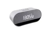 Oregon Scientific Resonance Dual Bluetooth AUX Speaker Alarm Clock Time Day Date