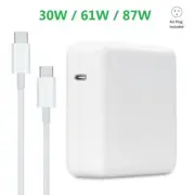 30W 61W 87W USB-C Power Adapter Charger Type-C for Apple Macbook Air Laptop AU