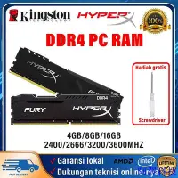 在飛比找Yahoo!奇摩拍賣優惠-阿澤科技金士頓 HyperX FURY 台式機 DDR4 R