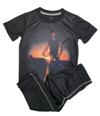 Jordan Little Boys’ 2-Piece Activewear Set Graphic T-Shirt & Track Pants