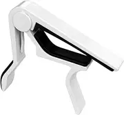 Guitar Capo Polished Reusable Replacement Alloy Capo for Electric/Acoustic/Folk/Classic Guitar, Bass, Ukelele, White Acoustic for 6 String