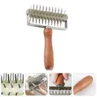 1PC Handle Roller Docker Stainless Pizza Dough Docker Pizza Cake Pie Baking Tool