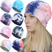Winter Warmer Skull Cap Fashion Elastic Print Hat Windproof Running Cycling Caps