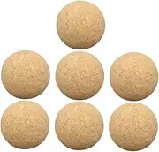 Toddmomy 7pcs Mini Wine Cork Stoppers for Table Foosball Games Lightweight Replacement Balls for Easy to Install Soccer Table Accessories Portable Decanter Sealer