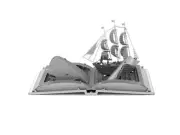 Moby Dick Book Sculpture 3D Metal Model Kit Fascinations