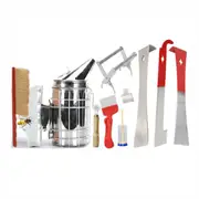Beekeeping Equipment Tool Set Smoker Brush Fork - 10x