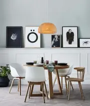 CANASTA: Bohemian Natural Bamboo Finish Pendant Light OD380mm x L230mm