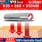 LED Red Infrared Light Therapy Lamp Portable Device Pen Pain Relief 630nm-850nm