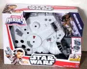 NEW Star Wars Millenium Falcon Galatic Heros 2017 Chewbacca Han Solo Hasbro