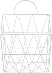 TEMPNAP Wall Mounted Book Rack Decorative Magazine Holder for Home Office Lightweight Organizer for Books Letters and Tools Stylish Design