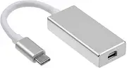 ELASO USB-C to Mini DisplayPort Adapter, USB 3.1 Type C USB-C Thunderbolt 3 to Mini Display Port DP 4K Video Adapter Cable for Surface Book 2 Go Dell XPS 13 15 MacBook Pro Air MacBook iMac