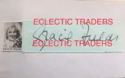 Gracie Fields & Harry Parr-Davies SIGNED autograph pages. Hollywood. Music. Film