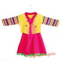 在飛比找蝦皮購物優惠-台灣現貨 Cosplay 扮裝 兒童韓國傳統服飾道具表演服 