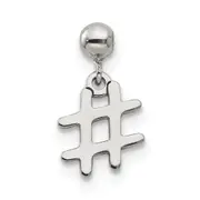 Sterling Silver Mio Memento Dangle # Charm