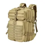 Military Tactical Backpack - Large Army 3 Day Assault Pack Molle Bag Khaki