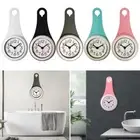 Mini Sucker Clock Art Minimalist Wall Watch Home Decor Wall Clock Shower Clocks