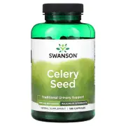 Swanson, Celery Seed, Maximum Strength, 500 mg, 180 Capsules