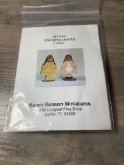 Karen Benson Miniatures Dollhouse Furniture Scale Kit Standing Doll 1” Scale