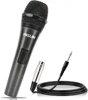 Dynamic Karaoke Microphone for Singing, Vocal Wired Microphone for Karaoke, Hand